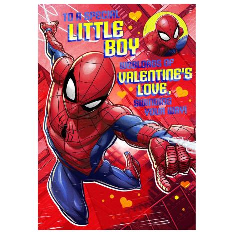 Special Little Boy Spiderman Badged Valentine's Day Card £2.80